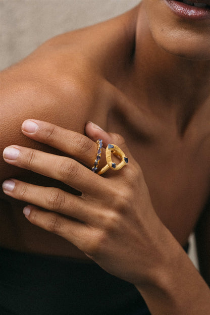 Root Amethyst Ring