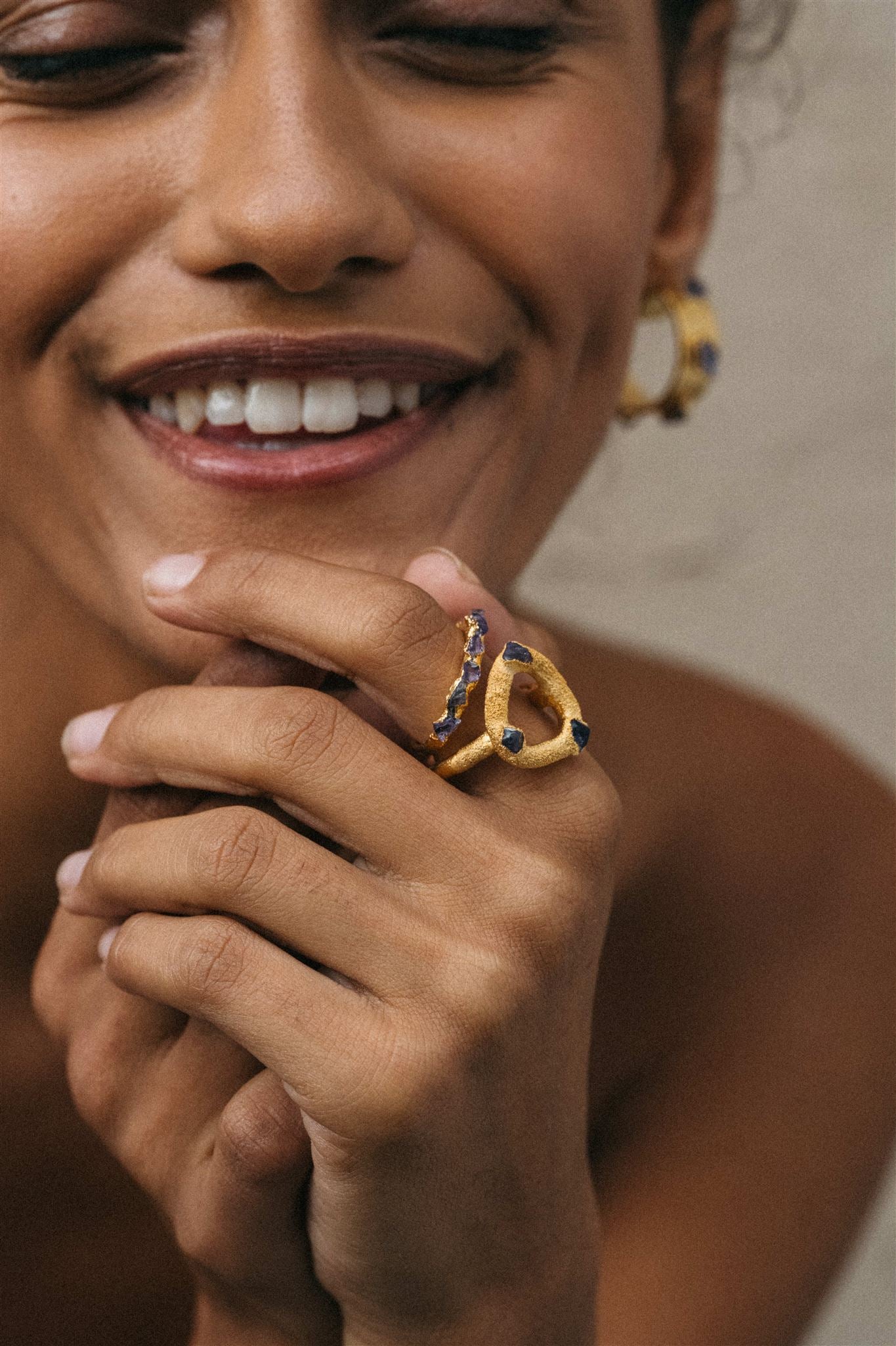 Root Amethyst Ring